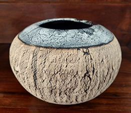 grès brut et émaillé